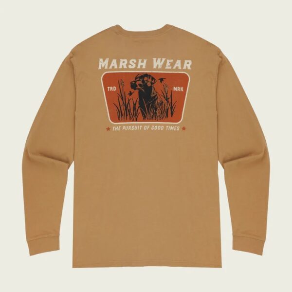Marsh Wear Lookout Long Sleeve T- Shirt - Tobacco