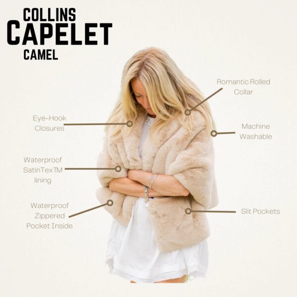 Pretty Rugged Collins Capelet - Camel