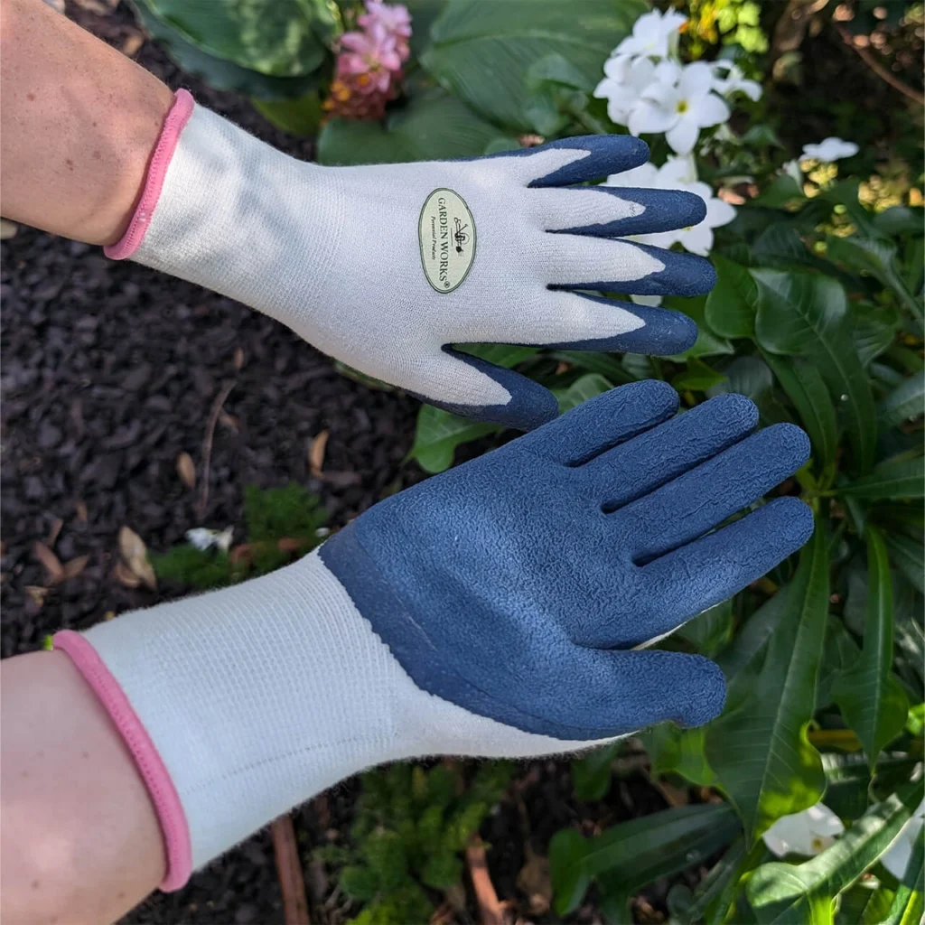 Garden Works Bamboo Fit Gloves - Blue2