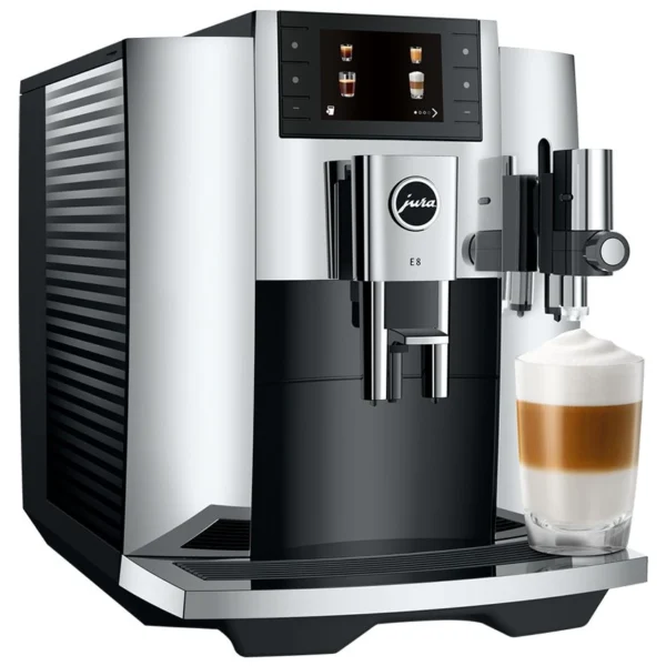 Jura E8 Coffee Machine - Chrome2
