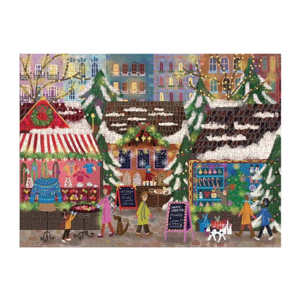 Joy Laforme Merry Market 1000 Piece Foil Puzzle