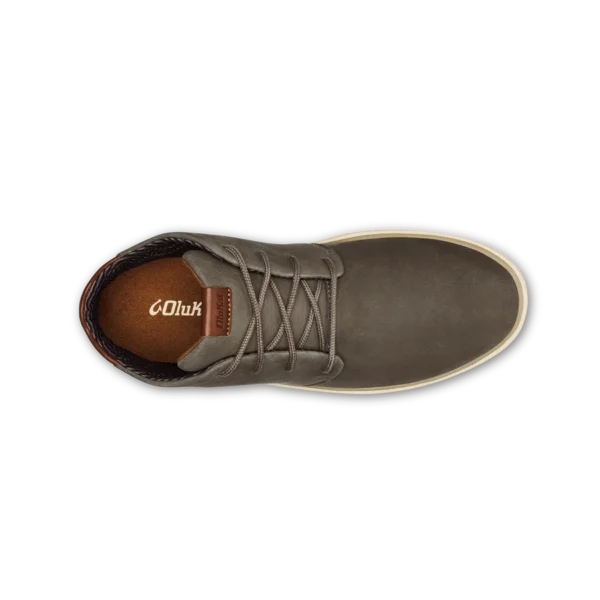 OluKai Papakū ‘Ili Men’s Nubuck Leather Boots - Mustang3
