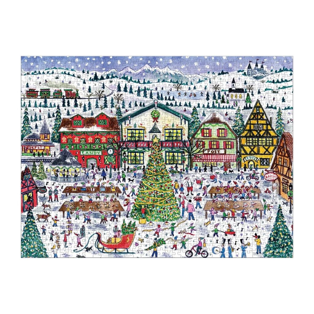 Michael Storrings Santa's Village 1000 Piece Puzzle