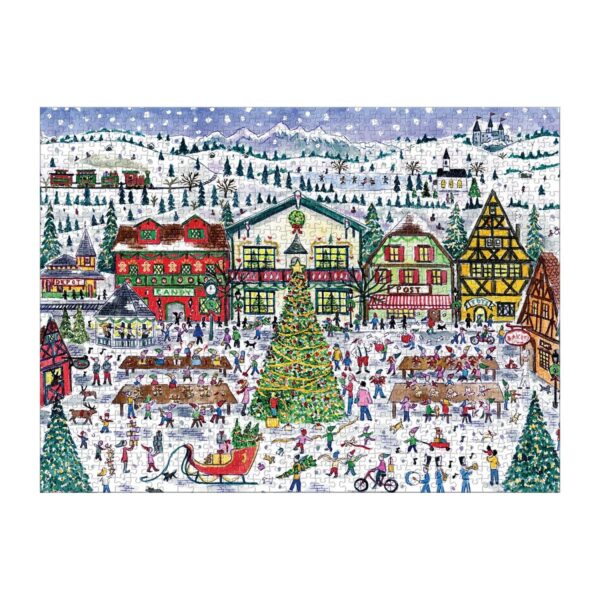 Michael Storrings Santa's Village 1000 Piece Puzzle