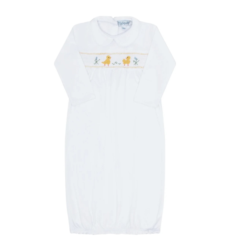 Nella Pima Chicks Smocked Gown