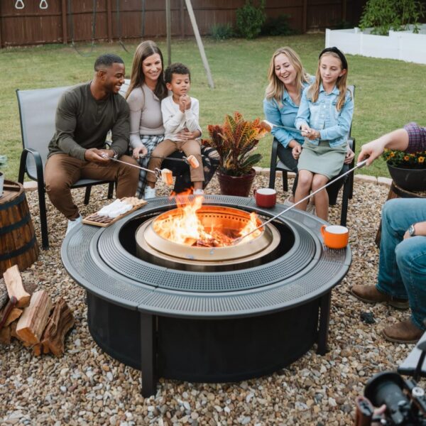 Solo Stove 52.6 Inch Fire Pit Surround Tabletop for Yukon Firepit