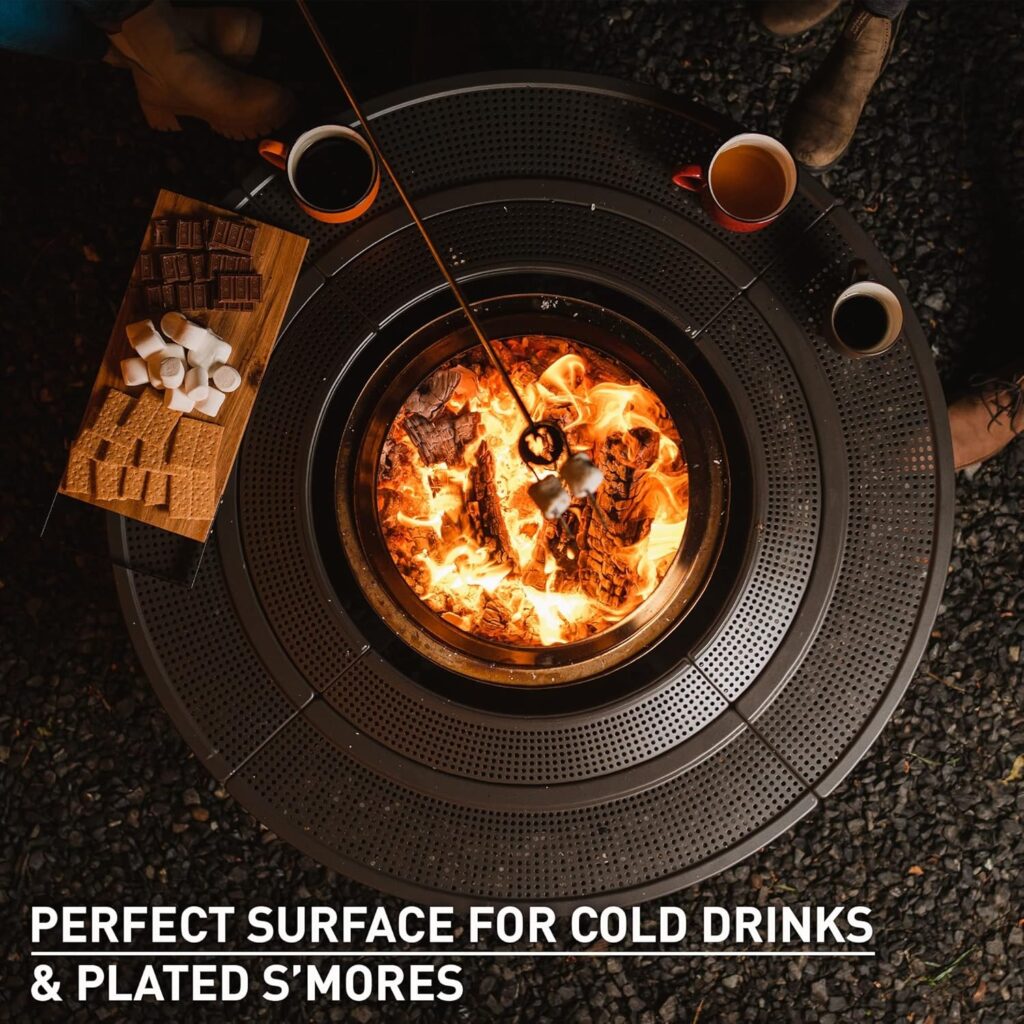 Solo Stove 52.6 Inch Fire Pit Surround Tabletop for Yukon Firepit