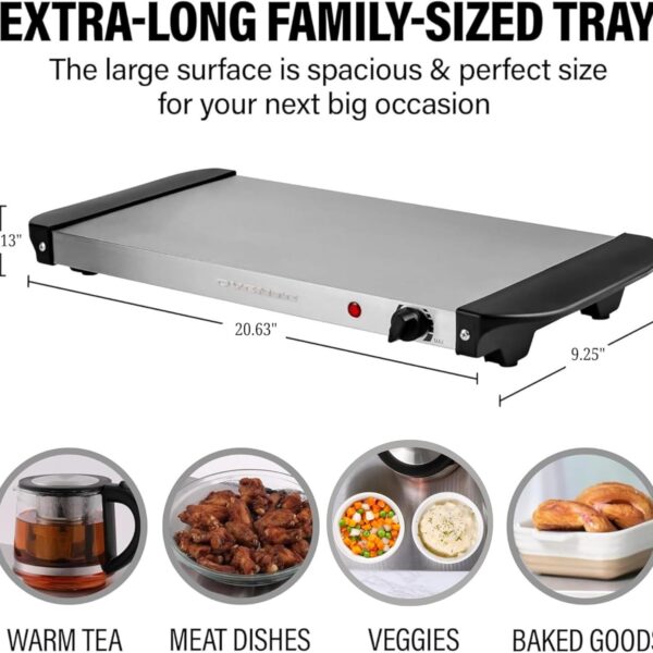 Ovente Electric Warming Tray