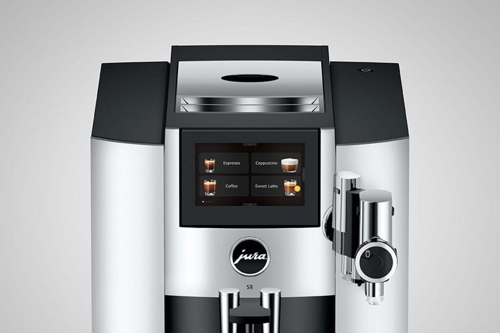 Jura S8 Super Automatic Espresso Machine - Chrome