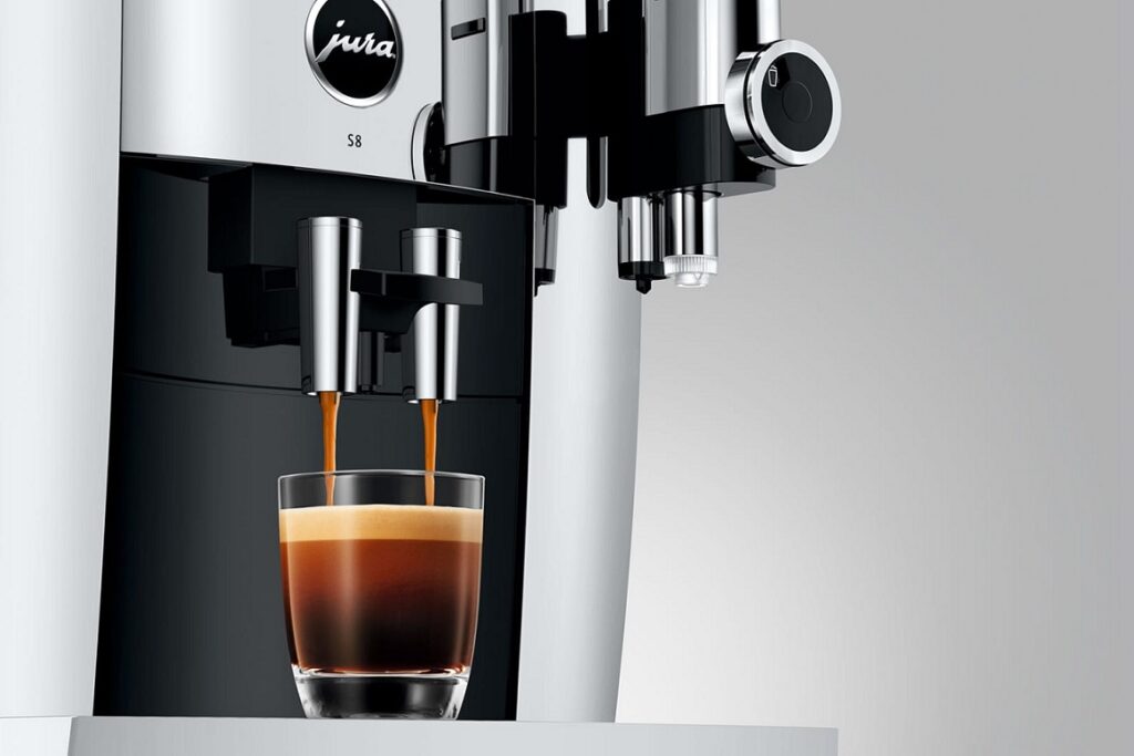 Jura S8 Super Automatic Espresso Machine - Chrome