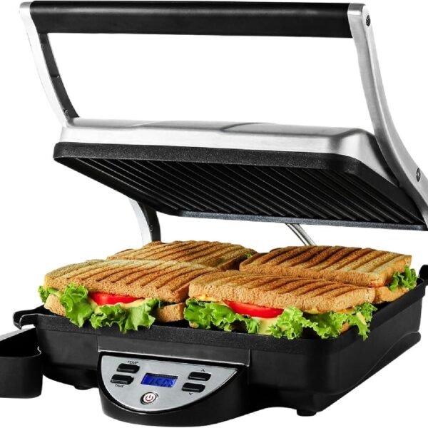 Electric Panini Press Sandwich Maker