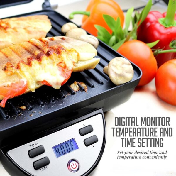 Electric Panini Press Sandwich Maker