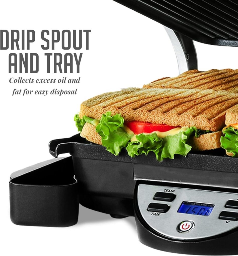 Electric Panini Press Sandwich Maker