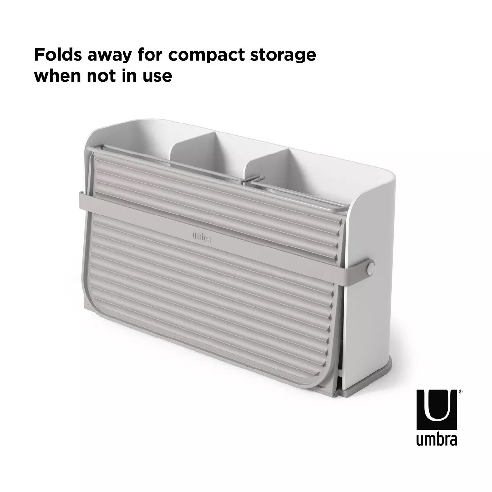 Umbra Sling Folding Dishrack - White