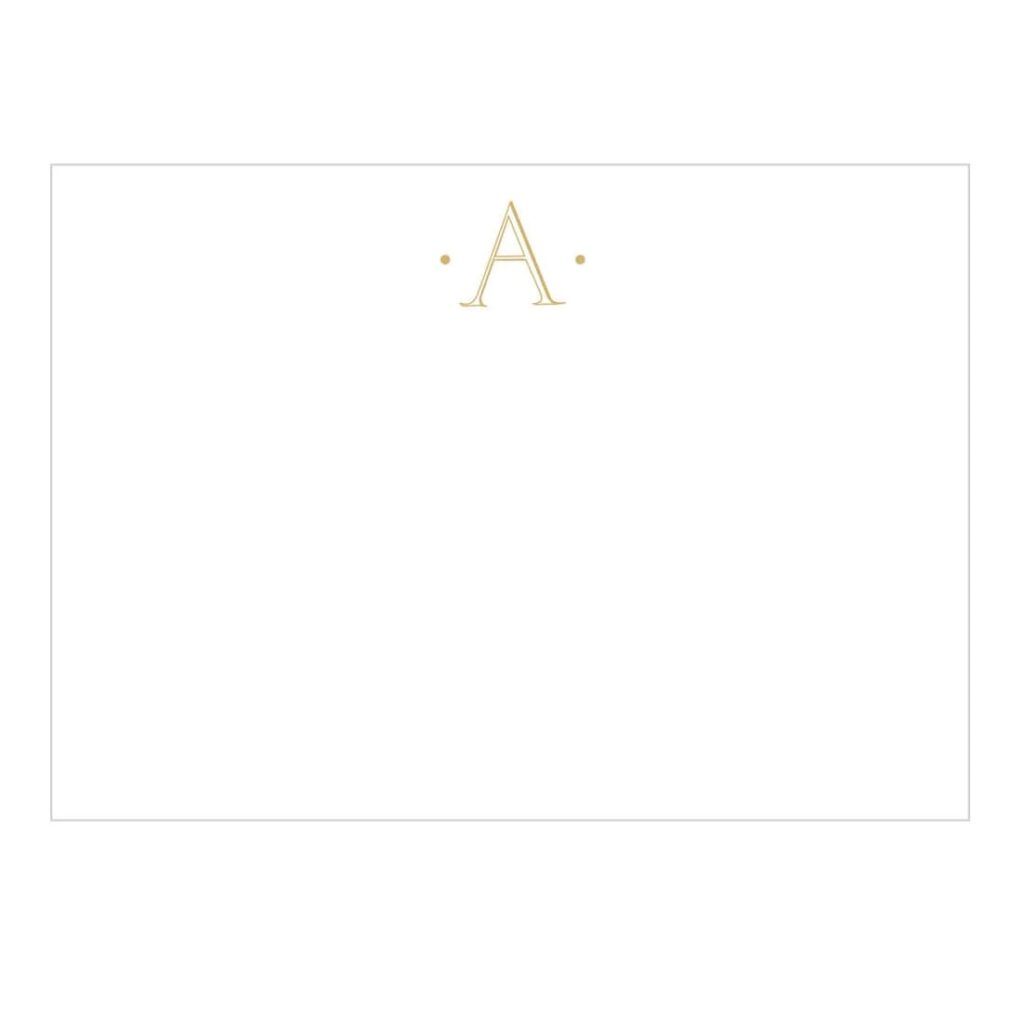 Caspari Antique Plain Letter Foil Correspondence Cards Caspari Antique Plain Letter Foil Correspondence Cards