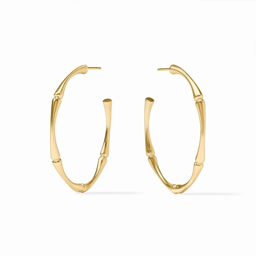 Juliska Bamboo Hoop Earrings