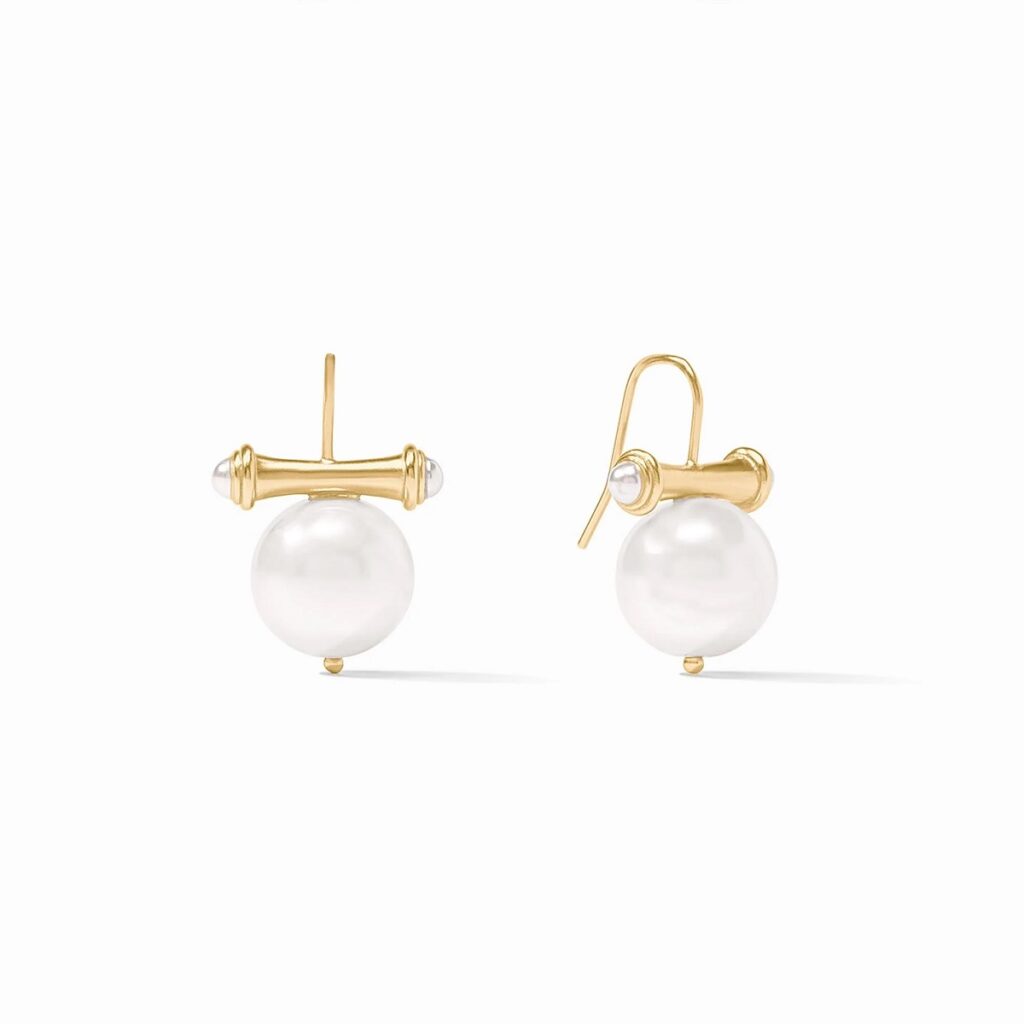 Julie Vos Bamboo Pearl Earrings