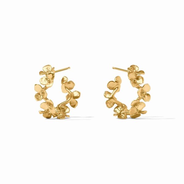 Julie Vos Bloom Hoop Earrings - Small