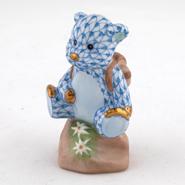 Herend Hiking Bear - Blue