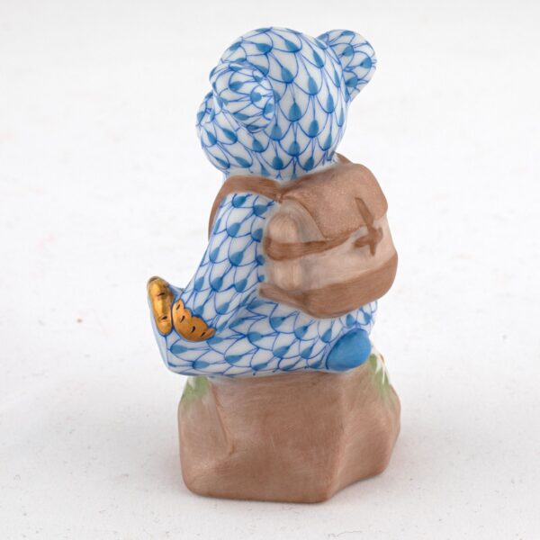 Herend Hiking Bear - Blue