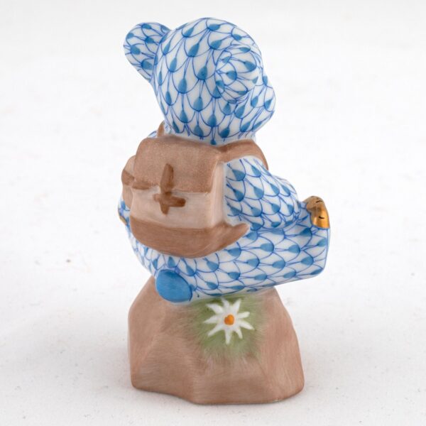 Herend Hiking Bear - Blue
