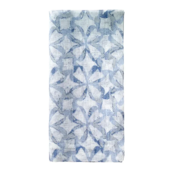 Bodrum Shamrock Napkin - Ice Blue