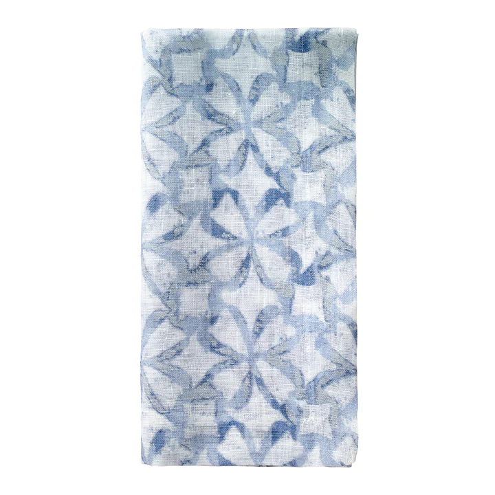 Bodrum Shamrock Napkin - Ice Blue