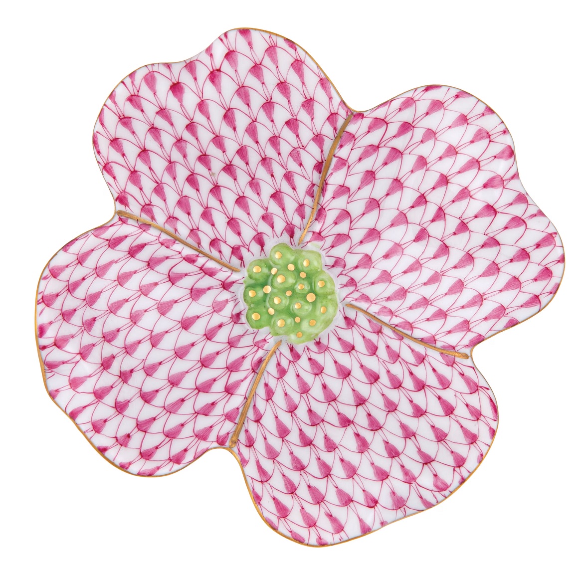Herend Dogwood Flower - Raspberry