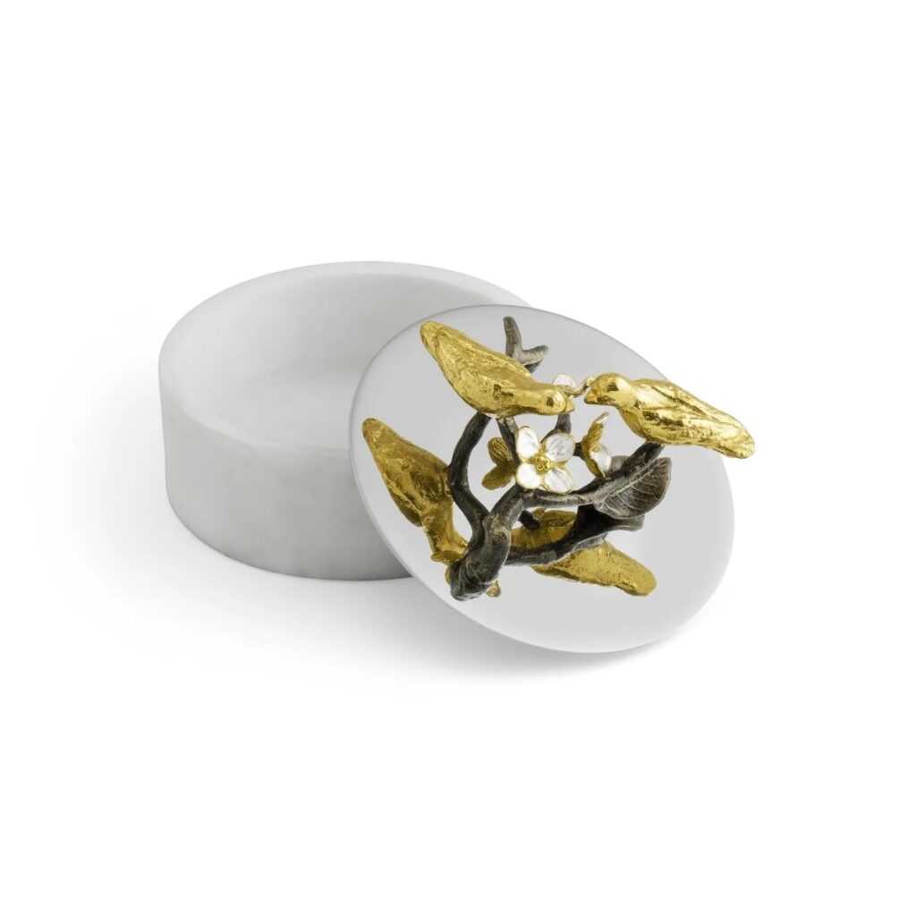 Michael Aram Lovebirds Trinket Box