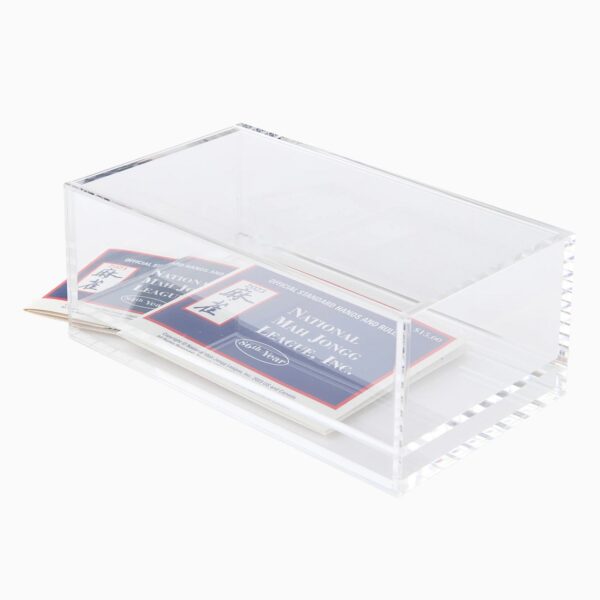 Mahjong Acrylic Box - Clear Lid