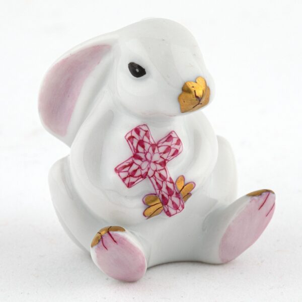 Herend Bunny With Cross