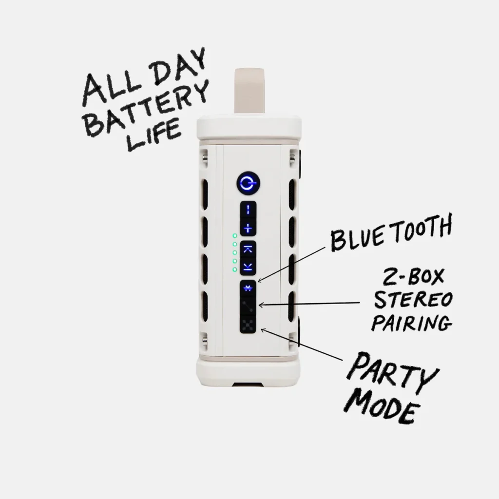Turtlebox Ranger Bluetooth Outdoor Speaker - Ivory2