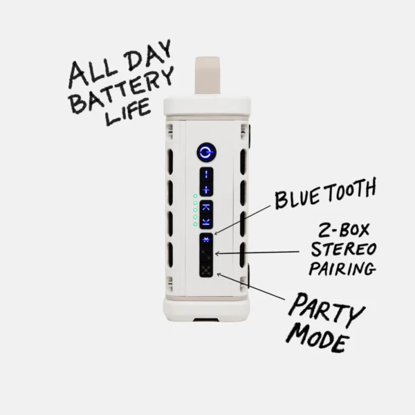 Turtlebox Ranger Bluetooth Outdoor Speaker - Ivory2