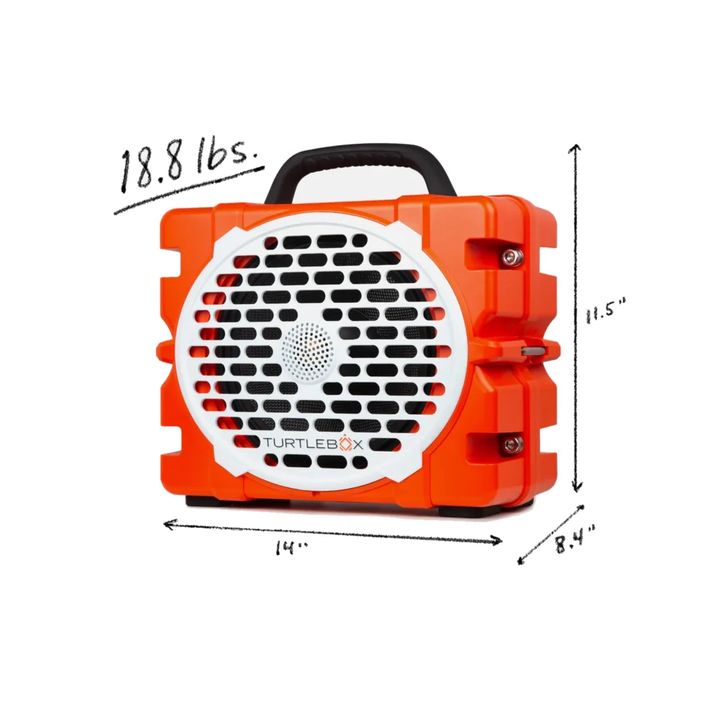 Turtlebox Grande Bluetooth Outdoor Speaker - Orange