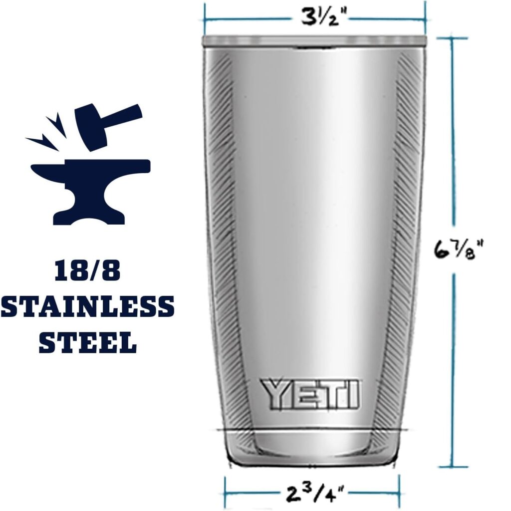 Yeti Rambler 20oz Tumbler - Big Sky Blue
