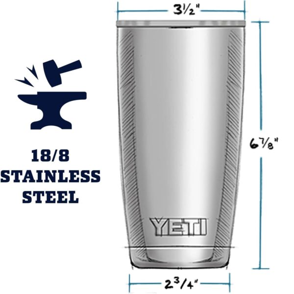 Yeti Rambler 20oz Tumbler - Big Sky Blue
