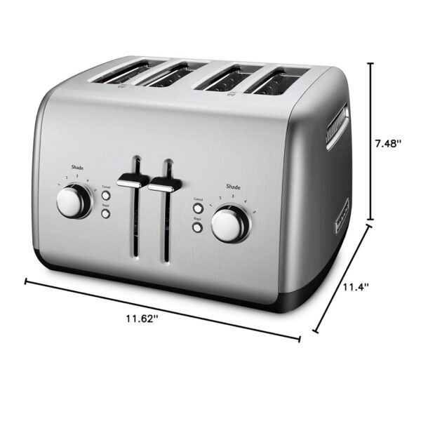 KitchenAid 4-Slice Toaster with Manual High-Lift Lever