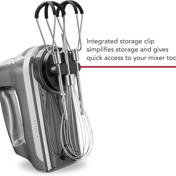 KitchenAid 6 Speed Hand Mixer with Flex Edge Beaters
