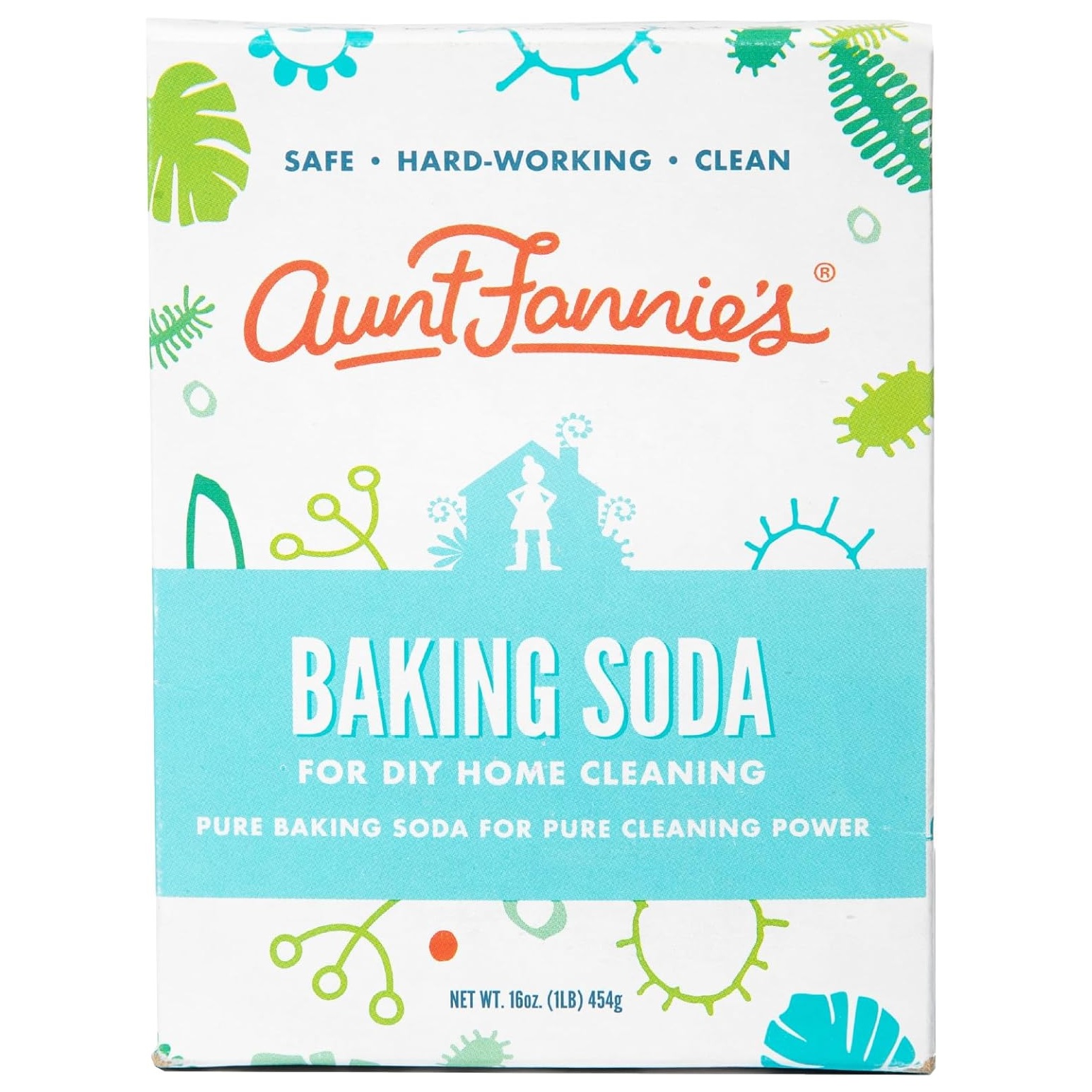 Aunt Fannie's Pure Baking Soda for Multi-Purpose DIY Home Cleaning