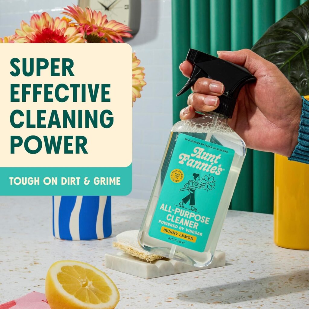 Aunt Fannie's All Purpose Cleaning Vinegar Spray Cleaner - Bright Lemon