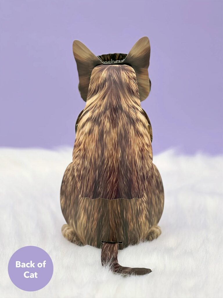 Brown Tabby Cat Pop-Up Card