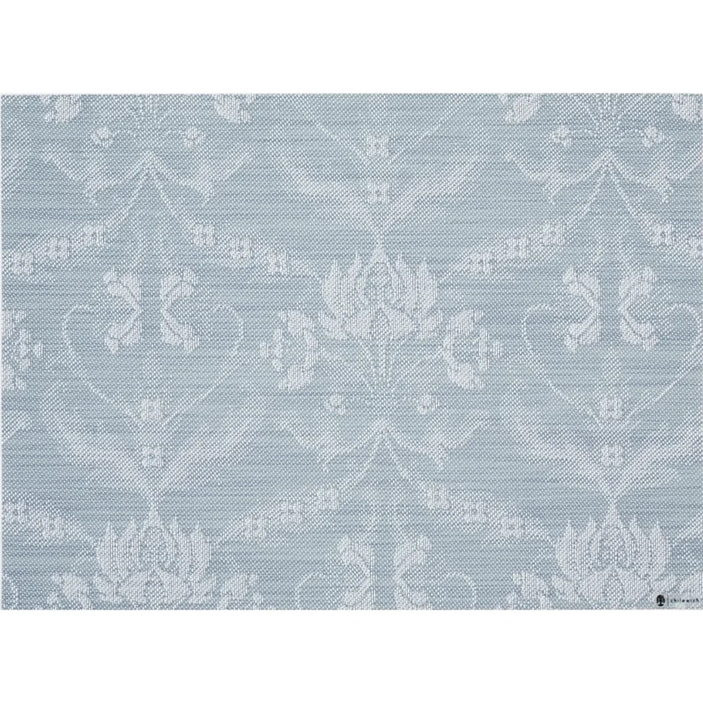 Chilewich Damask Rectangle Placemat - Sea