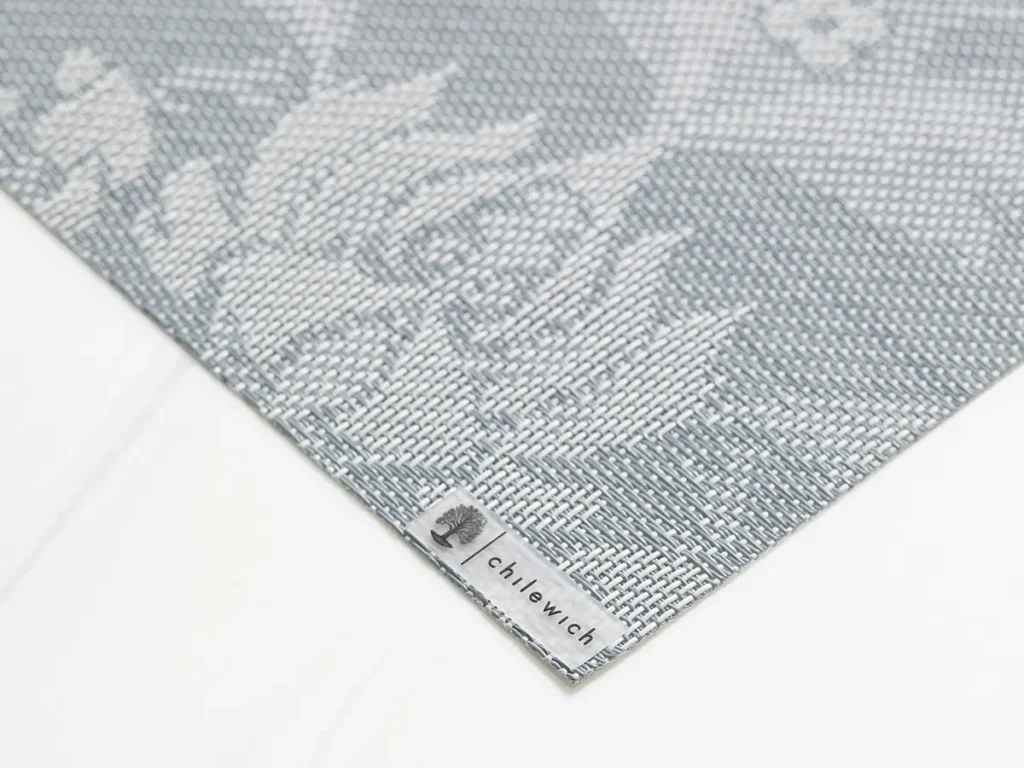 Chilewich Damask Rectangle Placemat - Sea2