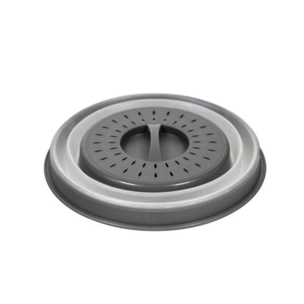 Collapsible Microwave Food Cover Small - Charcoal