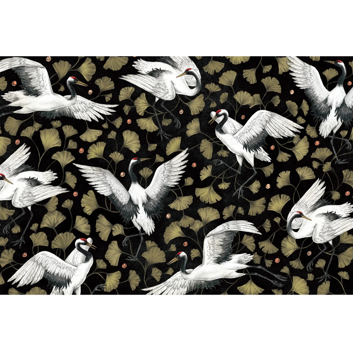 Hester & Cook Crane Dance Paper Placemats