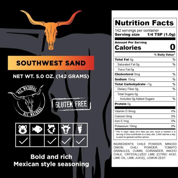 Cuso's Southwest Sand Seasoning