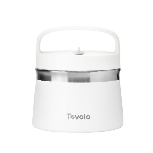 1 QT Stainless Steel Insulated Food Traveler - White