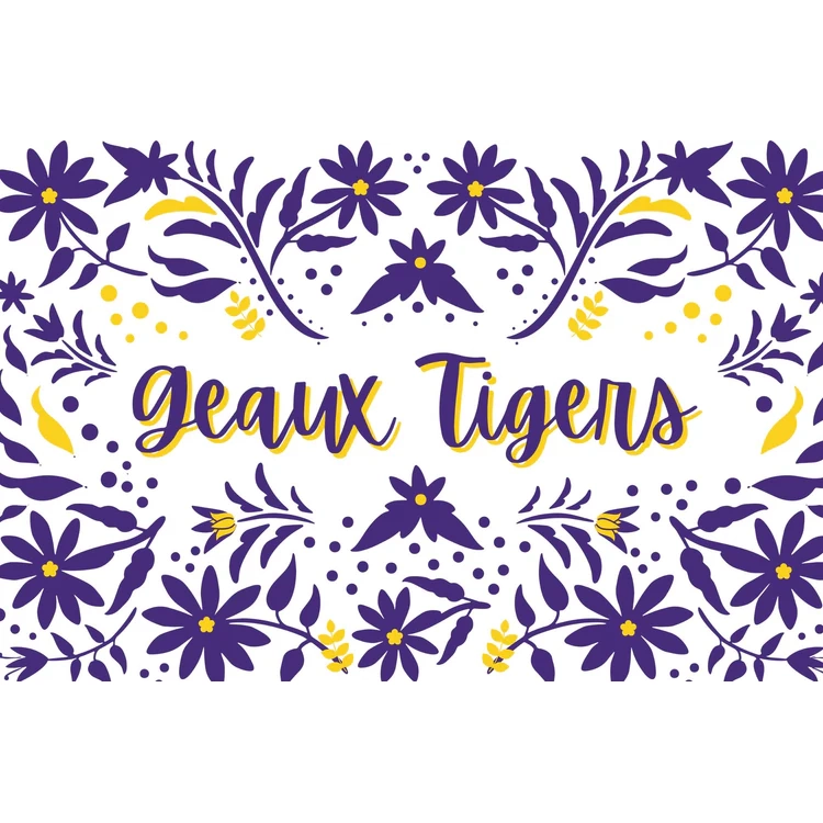 Geaux Tigers Paper Placemats