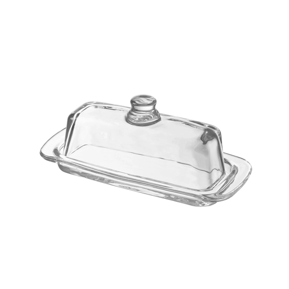 Glass Butter Dish with Lid