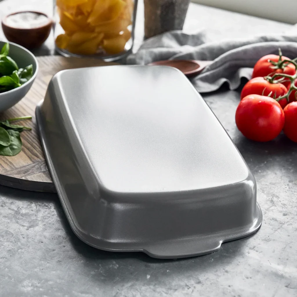 GreenPan Premiere Ceramic Nonstick 13" x 9" Rectangular Baker - Gray